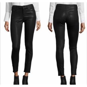 Jbrand super skinny lacquered leather look coated skinny pant 27